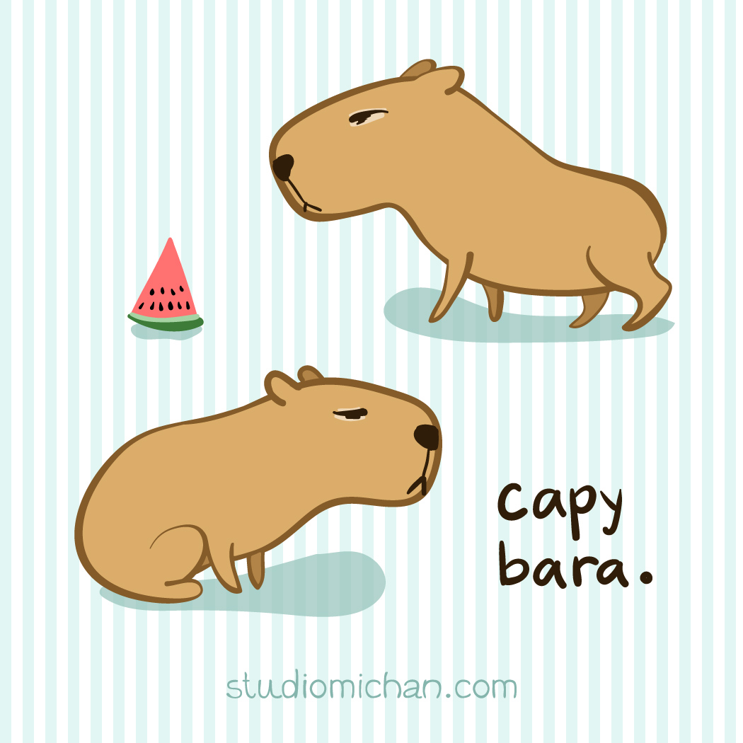 Studio Michan - Capybara are always serious
