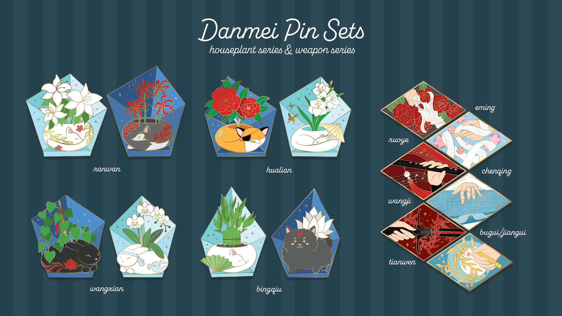 Danmei Pin Series Kickstarter Banner